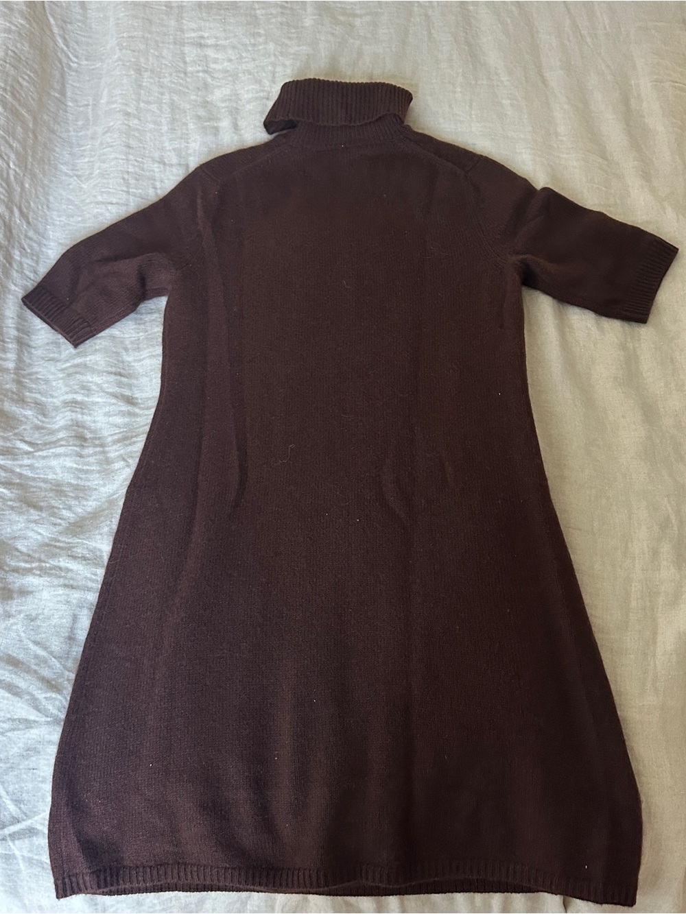 Doen Agathe Cashmere Dress ~ Dark Umber - Picture 7 of 7